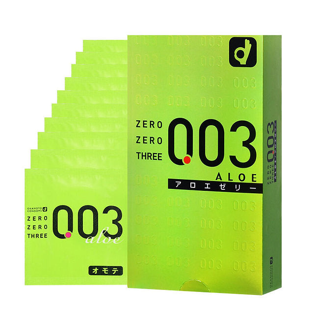 Okamoto 003 Aloe super thin condom 10pc