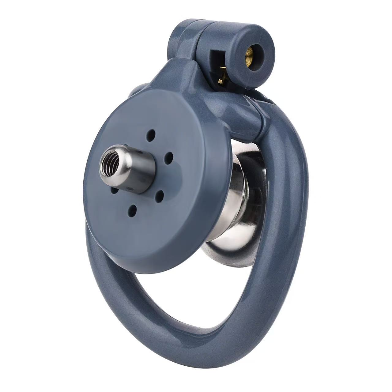 Flat Male Chastity Cage Set