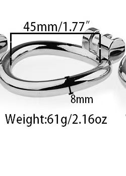 Metal male chastity cage