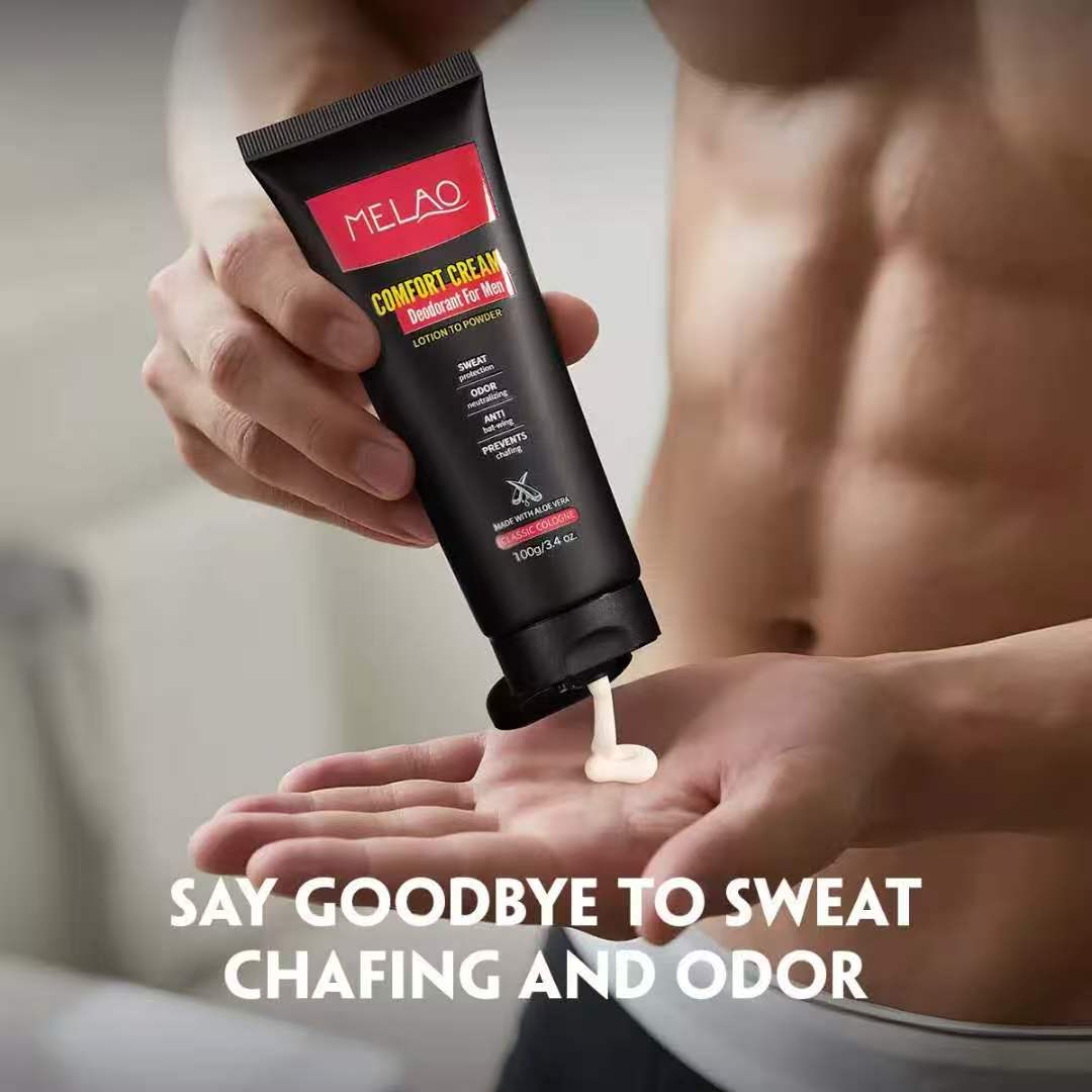 Melao Comfort Cream Deodorant for Men – Lotion to Powder
