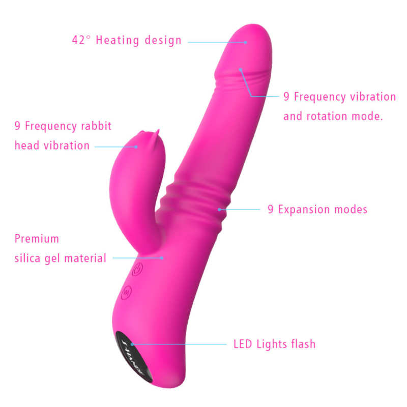 S-Hande Heating Rabbit Vibrator “Kaya”