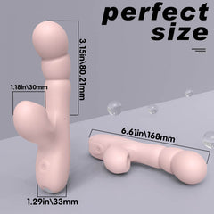 2-in-1 G-Spot Rabbit Vibrator “Frozen” S-294
