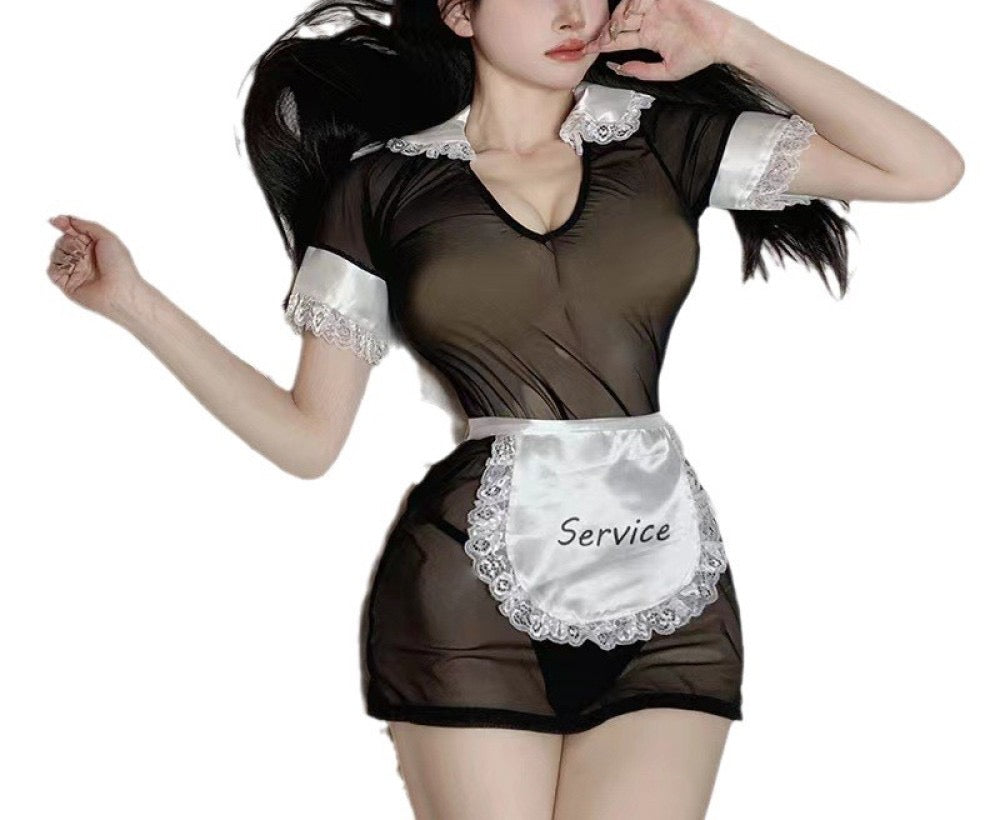 Mesh Maid Costume