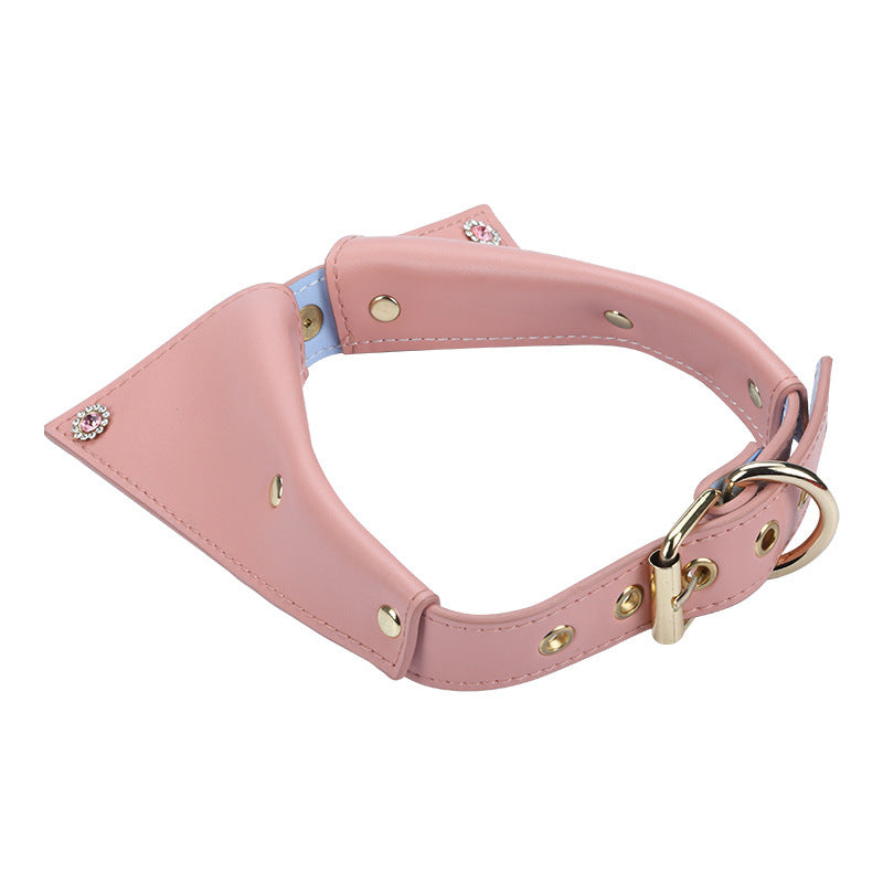 Leather Collar&Leash(2 Colour Options） CL002
