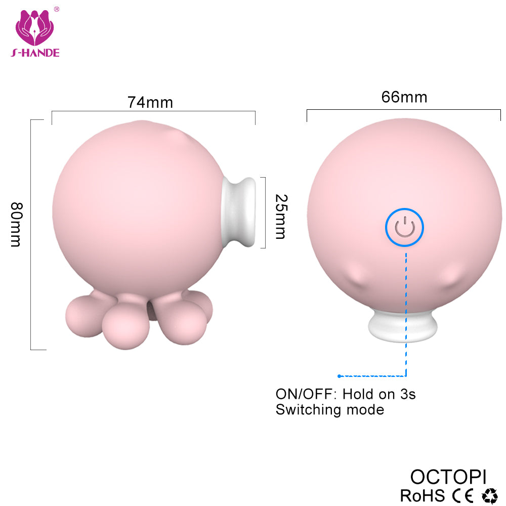 S-HANDE OCTOPI Sucking vibrator “Octopi”  SHD-S066