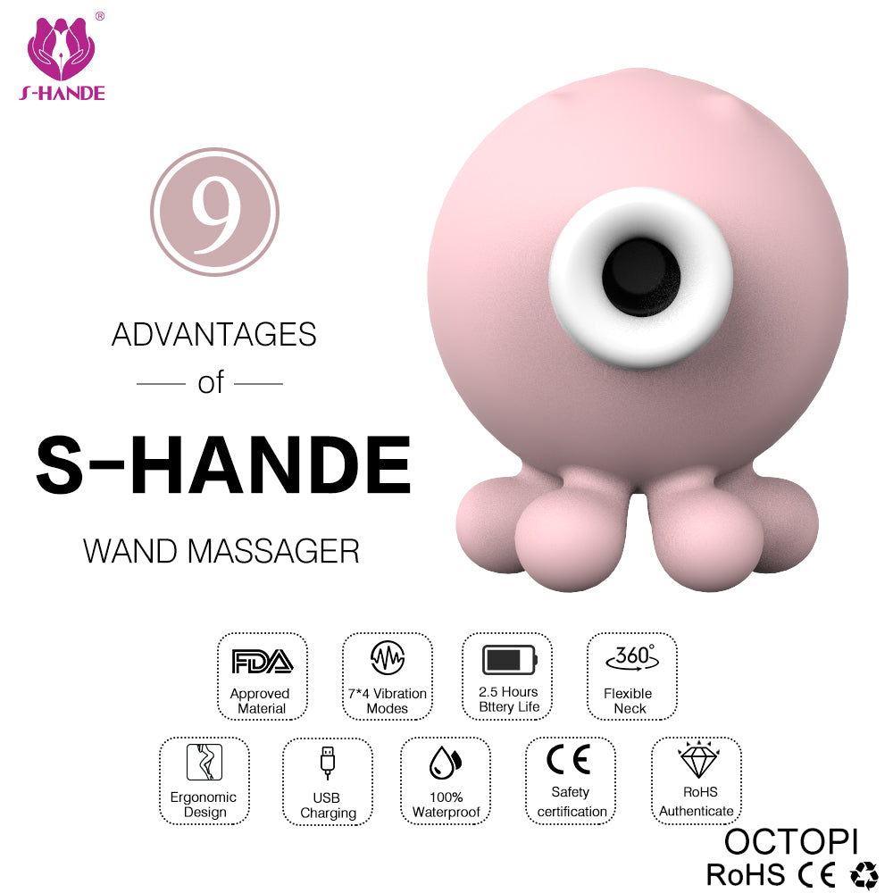 S-HANDE OCTOPI Sucking vibrator “Octopi”  SHD-S066
