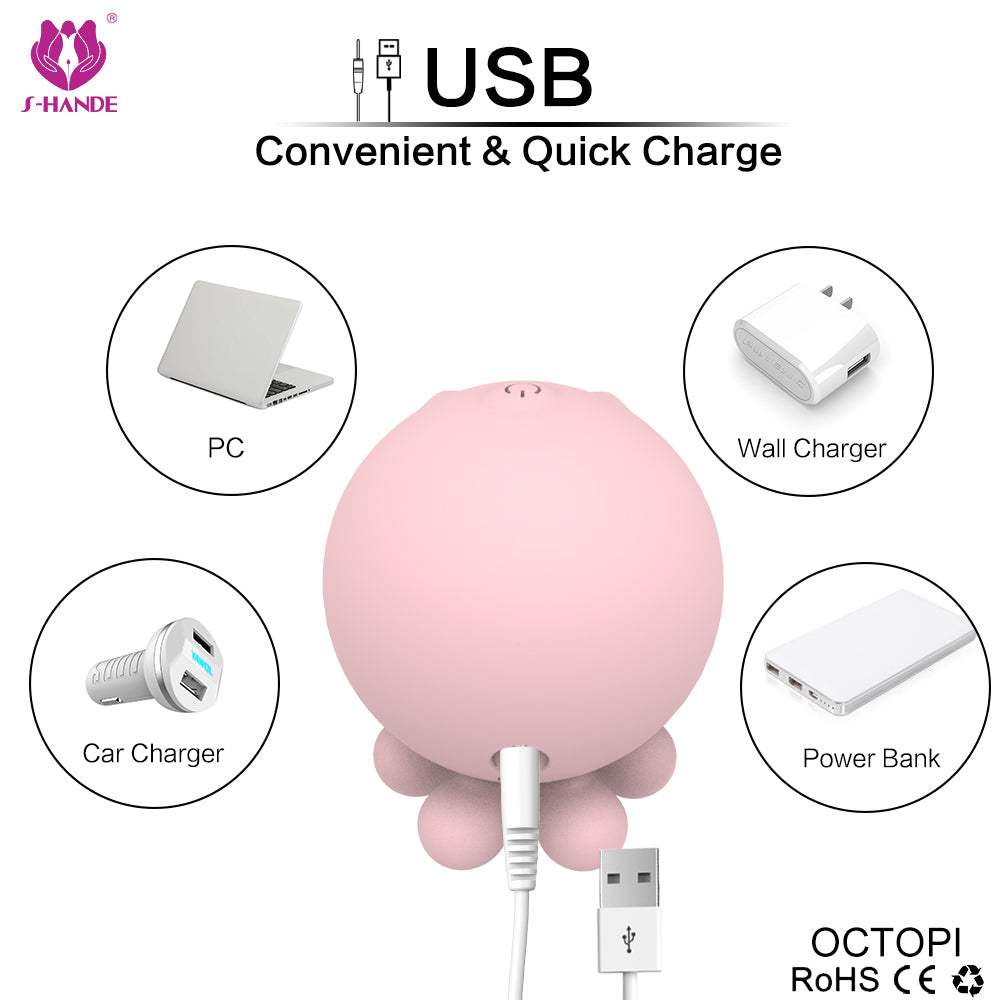 S-HANDE OCTOPI Sucking vibrator “Octopi”  SHD-S066