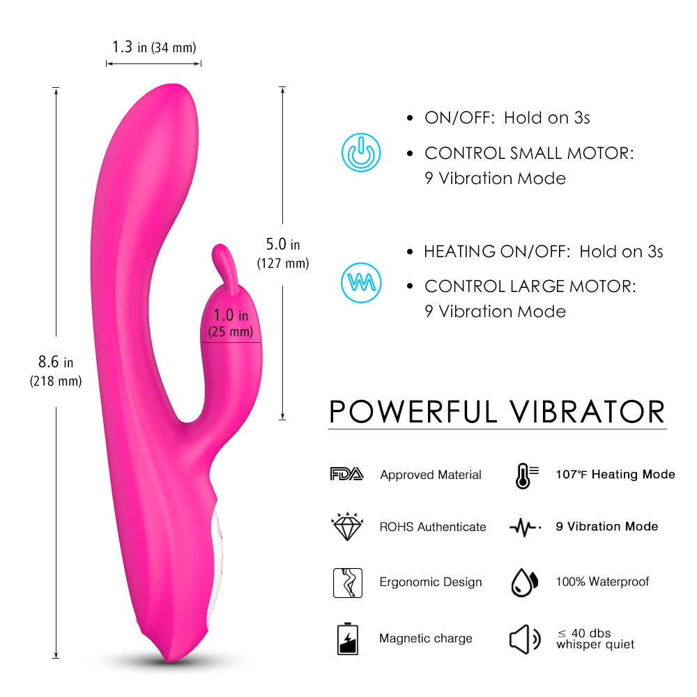 S-HANDE Warm winter Rabbit vibrator “Naughty” SHD-S103