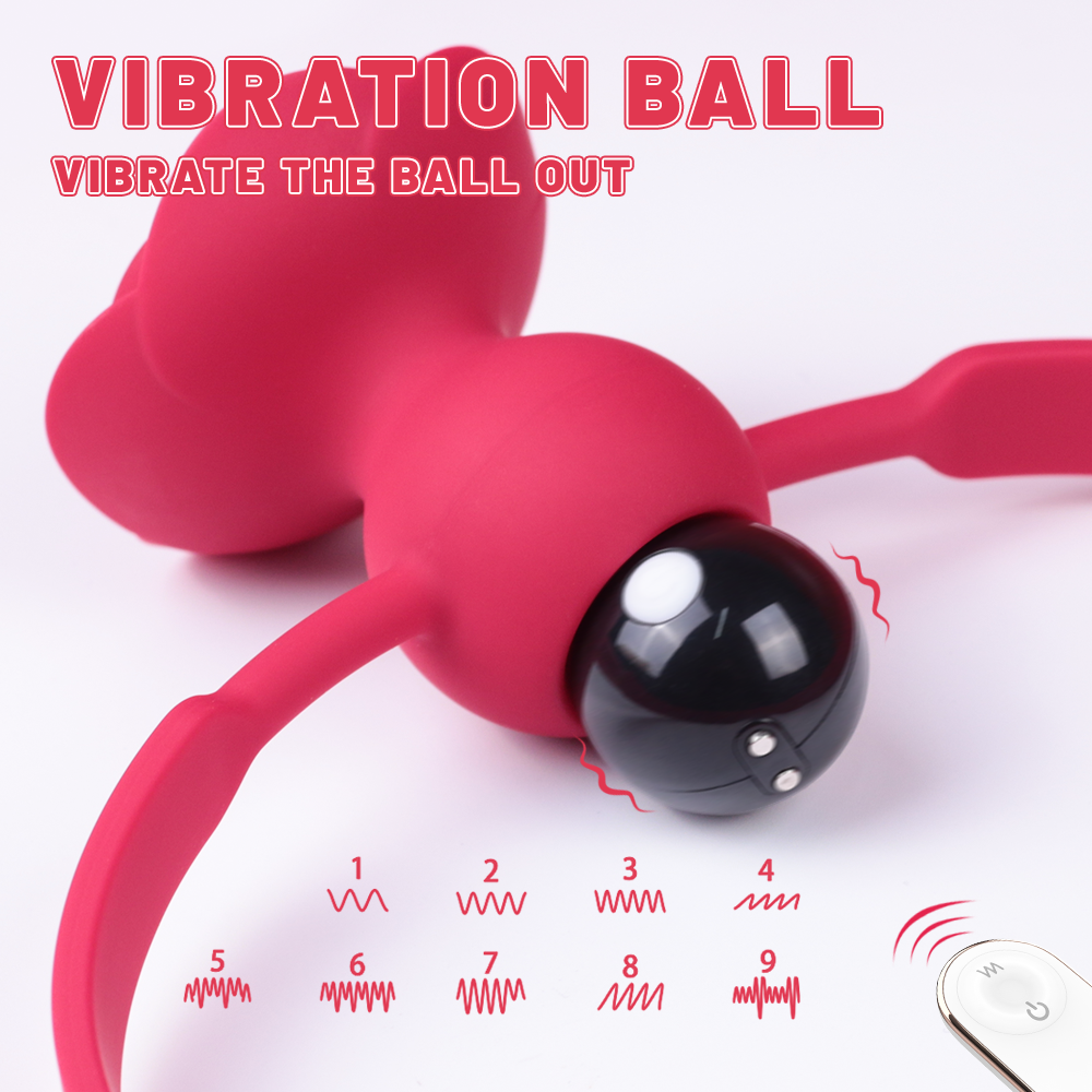 Vibrating Ball gag SHD-S384